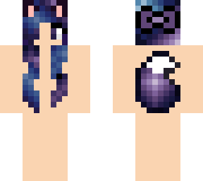 galaxy wolf girl base(purple)