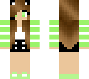 green gamer girl