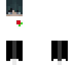 guy with a white rose hoodie and adidas trousers