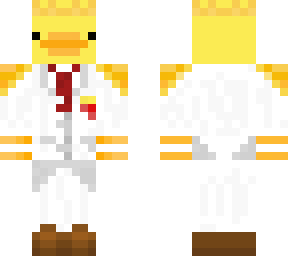 king duck in a suit