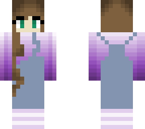 lavender overalls with slight change