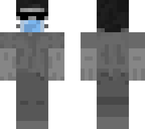 mask gray steve