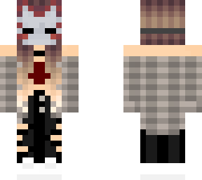 masked bear girl
