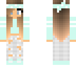 mint green girl bandana