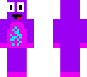 purple & pink frog
