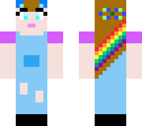 rainbow hair