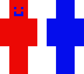 red and blue guy