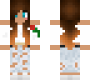 rose shirt girl