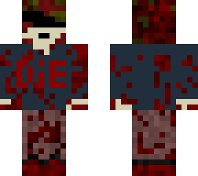 sad boy with blood