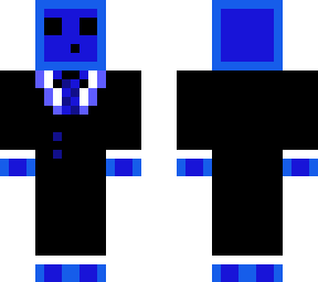 slime skin in a tuxedo