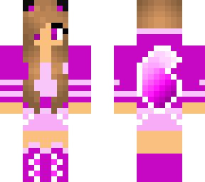 teal kitty girl (now in pink)