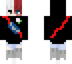 todoroki with a fanny pack