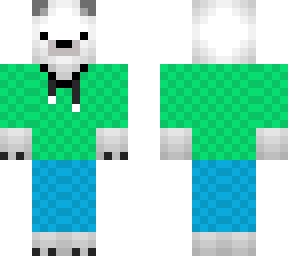 white bear gamer (green)