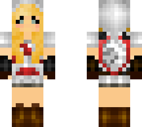 white fem link w/ mirror shield