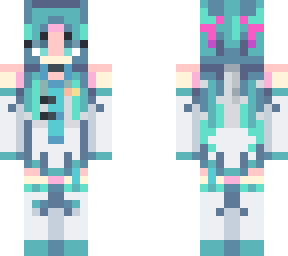 white hatsune miku
