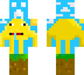 yellow noob exploring the world of minecraft v5