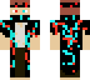 blue and red ninja boy