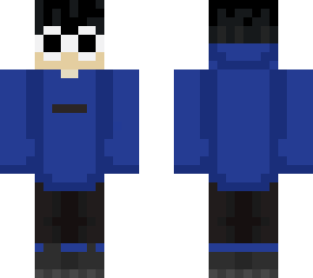 blue hoodie boy
