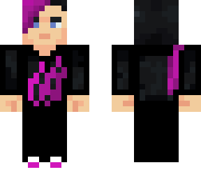 boyinaband (purple hair) fire hoodie w/ headphones