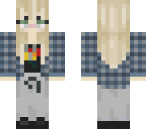 chill flannel girl