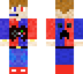 cool pro gamer ( creeper face version with 3d headset )