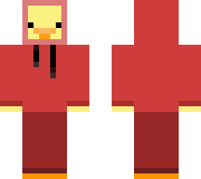 duck with hoodie and jeans