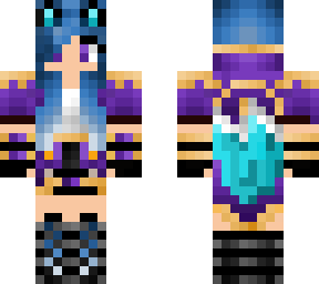 edit blue/purple jane the fire fox