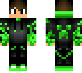 green ninja gamer boy