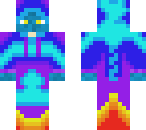 modern water king with hoodie