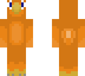 orange bird creature