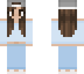 pastel blue girl