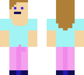 pink and blue