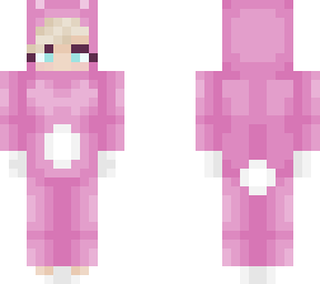 pink bunny suit