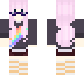 pink haired girl