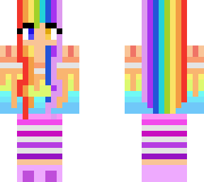 rainbow girl