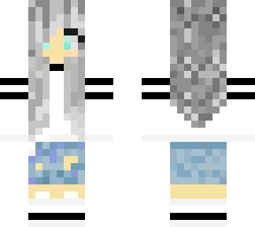 silver-haired girl
