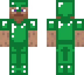 steve in green armor