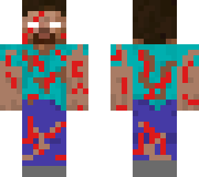 beaten up herobrine