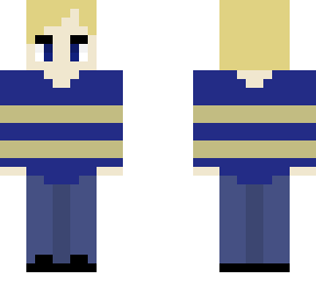 blue and gold sweatered boy