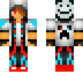 blue and red assasin