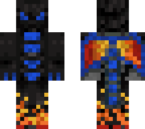 blue fire dragon