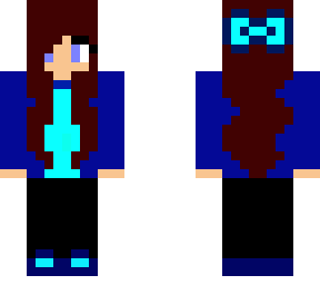 blue girl