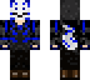 blue kitsune guy
