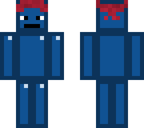 blue slime with bandanna