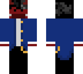 blue suit demon corona boy