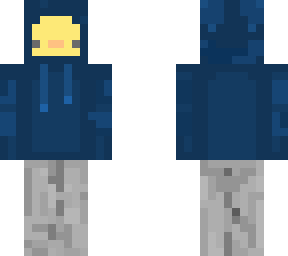 navy hoodie duck in sweats