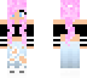 pink haired girl