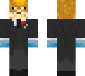 pufferfish in a tux