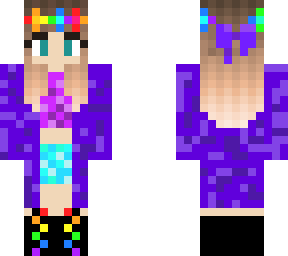rainbow + purple