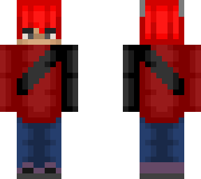 red and black wolf boy